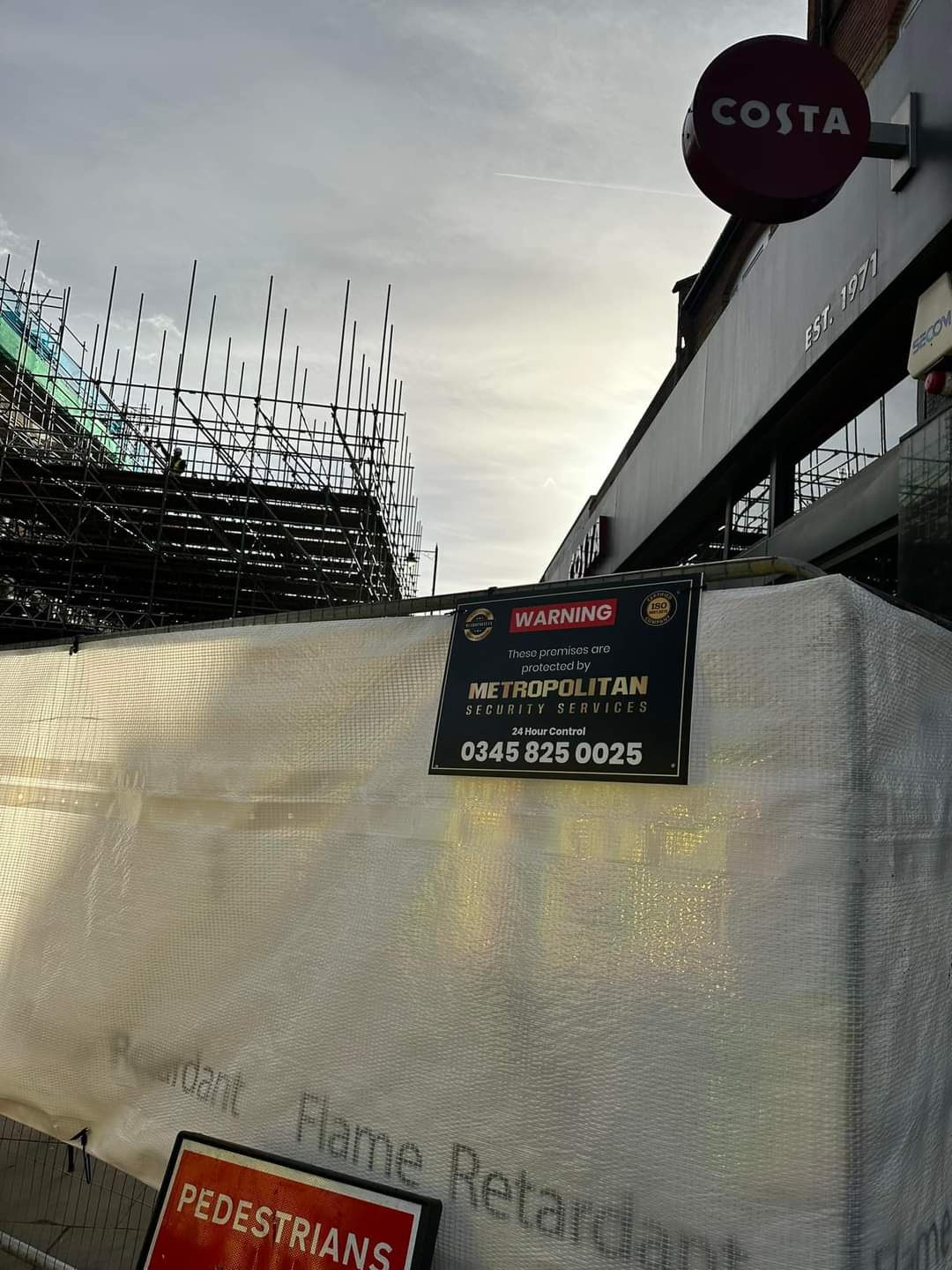 Contact no. of Metropolitan Security Services