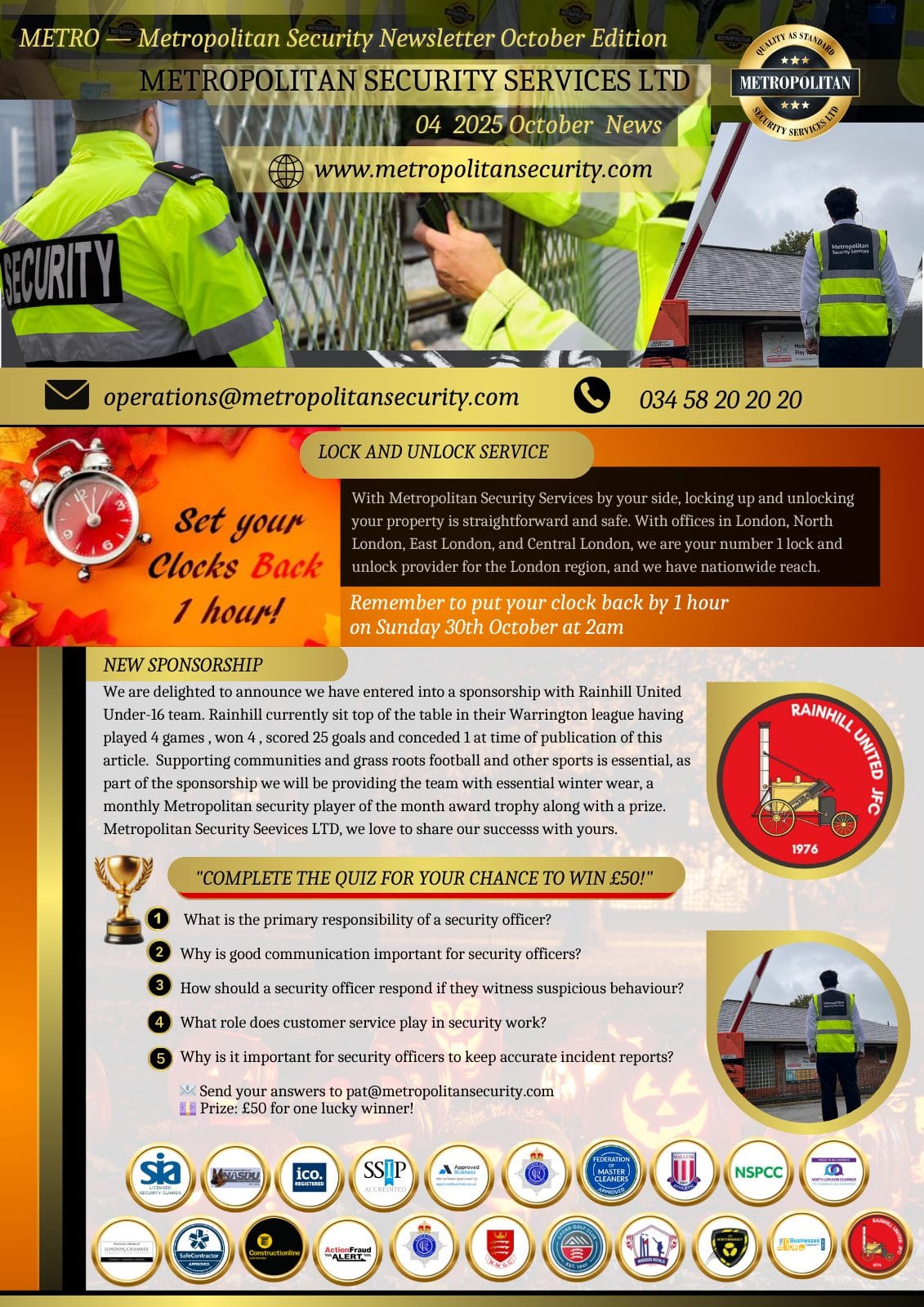 Security company London