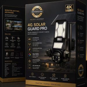 Solar AI Security Camera & Floodlight System